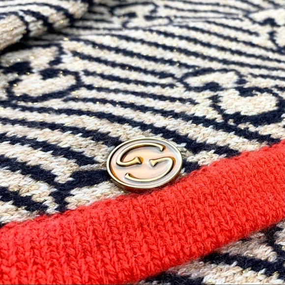 GUCCI *Like New* Wool Logo Jacket - Picture 7 of 14